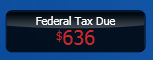 Federal Tax Due - Yikes!